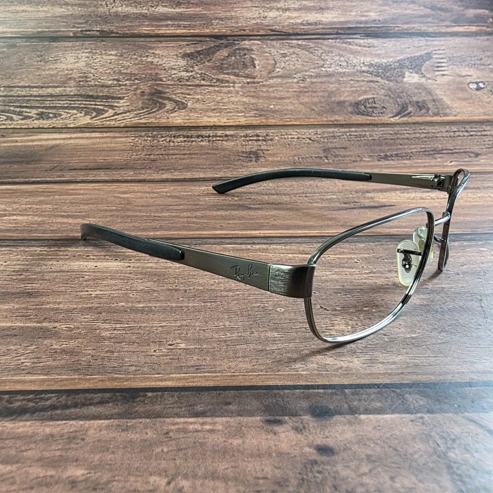 Ray Ban Men's Sunglasses FRAME ONLY RB 3430 002 Nickel‎ Oval Italy 59[]18 135